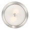Designers Fountain 13.25in 2-Light Satin Platinum Interior Ceiling Light Flush Mount with Etched Glass Shade 1257M-SP-W - alternate 4